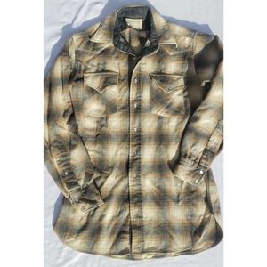Vintage Pendleton Plaid Flannel Shirt